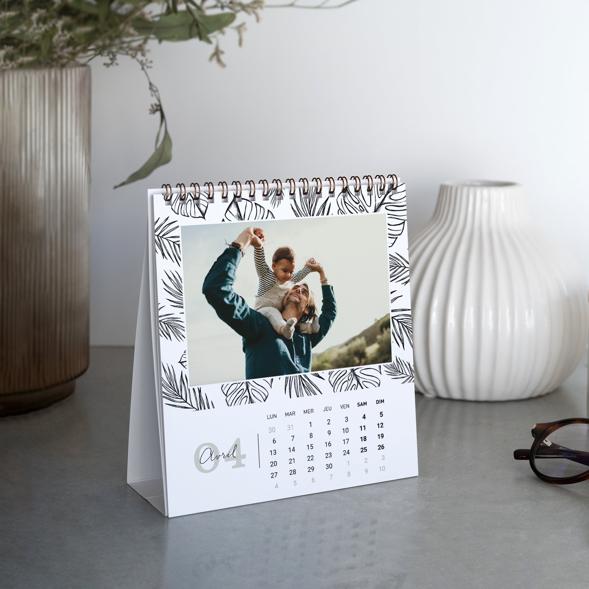 Calendrier Fin d'année Bureau, chevalet Croquis photo N° 2