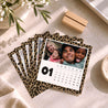 Calendrier Fin d'année 6 cartes Gradients Tendance Léopard photo N° 2