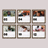 Calendrier Fin d'année 6 cartes Gradients Tendance Léopard photo N° 4