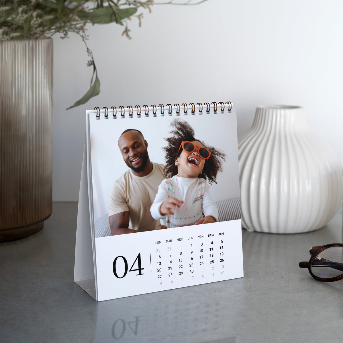 Calendrier Fin d'année Bureau, chevalet Gradients Tendance Léopard photo N° 2