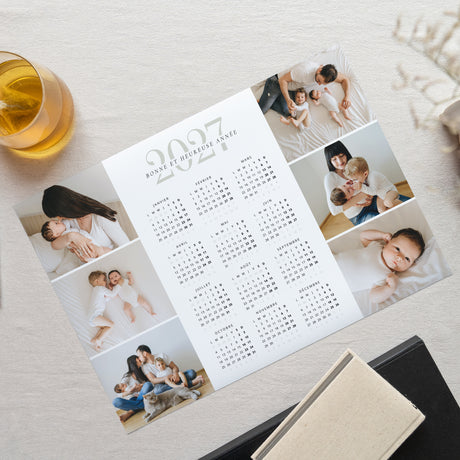 Calendrier Fin d'année Monopage paysage New Start