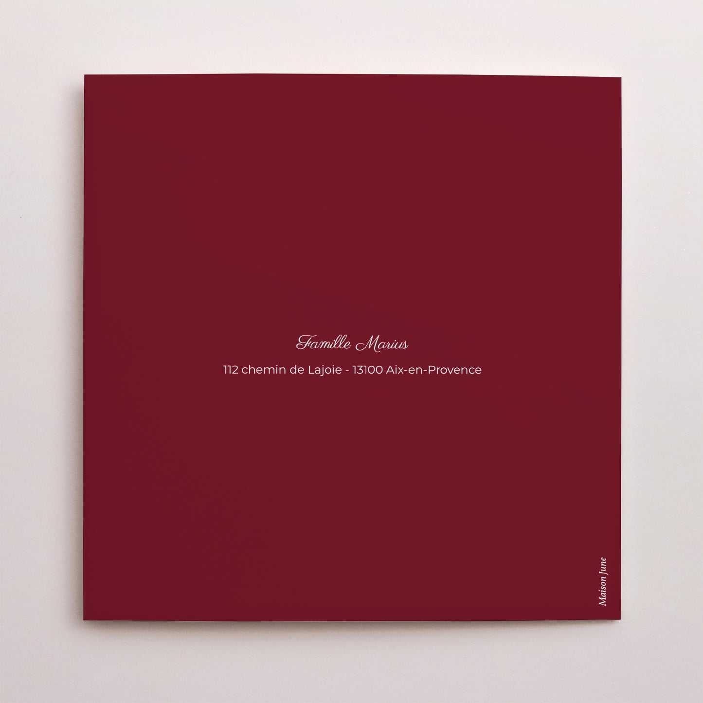 Carte de Noel Fin d'année Carré double volet Noël pétillant photo N° 3