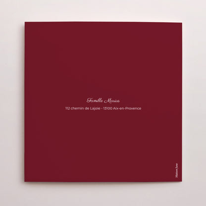 Carte de Noel Fin d'année Carré double volet Noël pétillant photo N° 3