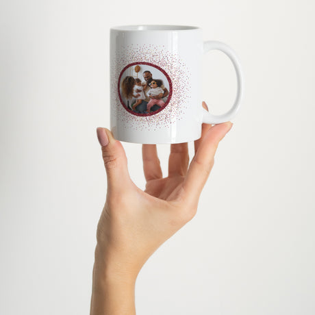 Mug Fin d'année Blanc Noël pétillant