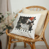 Coussin Fin d'année Beige naturel Jolis Sapins photo N° 2