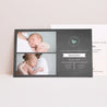 Faire-part Naissance Paysage Tableau Ardoise & Coeur photo N° 1