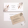 Faire-part Mariage Pochette 2 cartes, étiquette Brindilles Champêtre photo N° 3