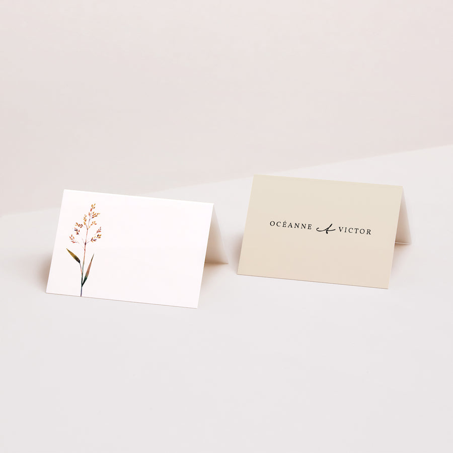 Marque-place Mariage 2 volets Jolies Brindilles photo