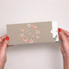 Faire-part Mariage Pochette 2 cartes, étiquette Couronne Champêtre photo N° 2
