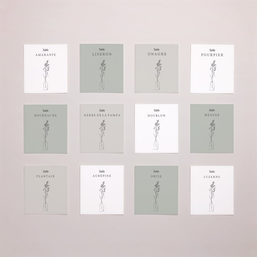 Tirage photo Mariage Lot de 12 Brin d'Amour photo