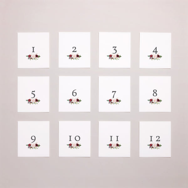 Tirage photo Mariage Lot de 12 Couronne Marsala photo