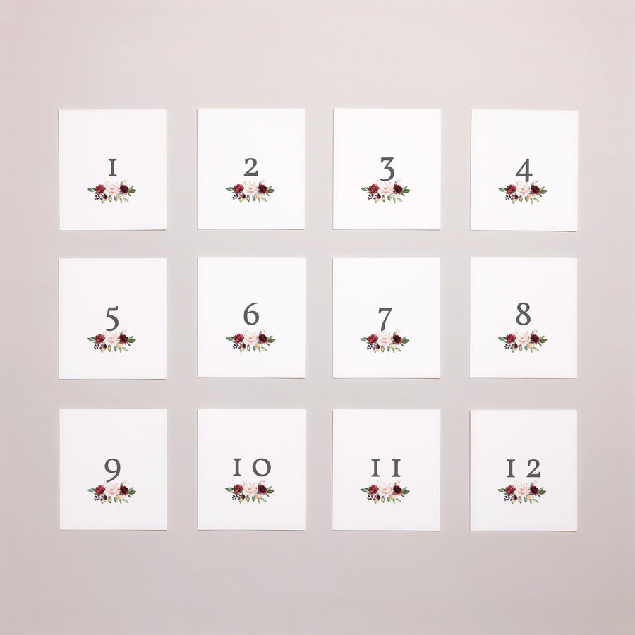 Tirage photo Mariage Lot de 12 Couronne Marsala photo