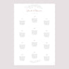 Plan de table Mariage Portrait Calligraphie Cannelle photo N° 2