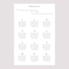 Plan de table Mariage Portrait 60 x 90 cm Eucalyptus photo N° 2