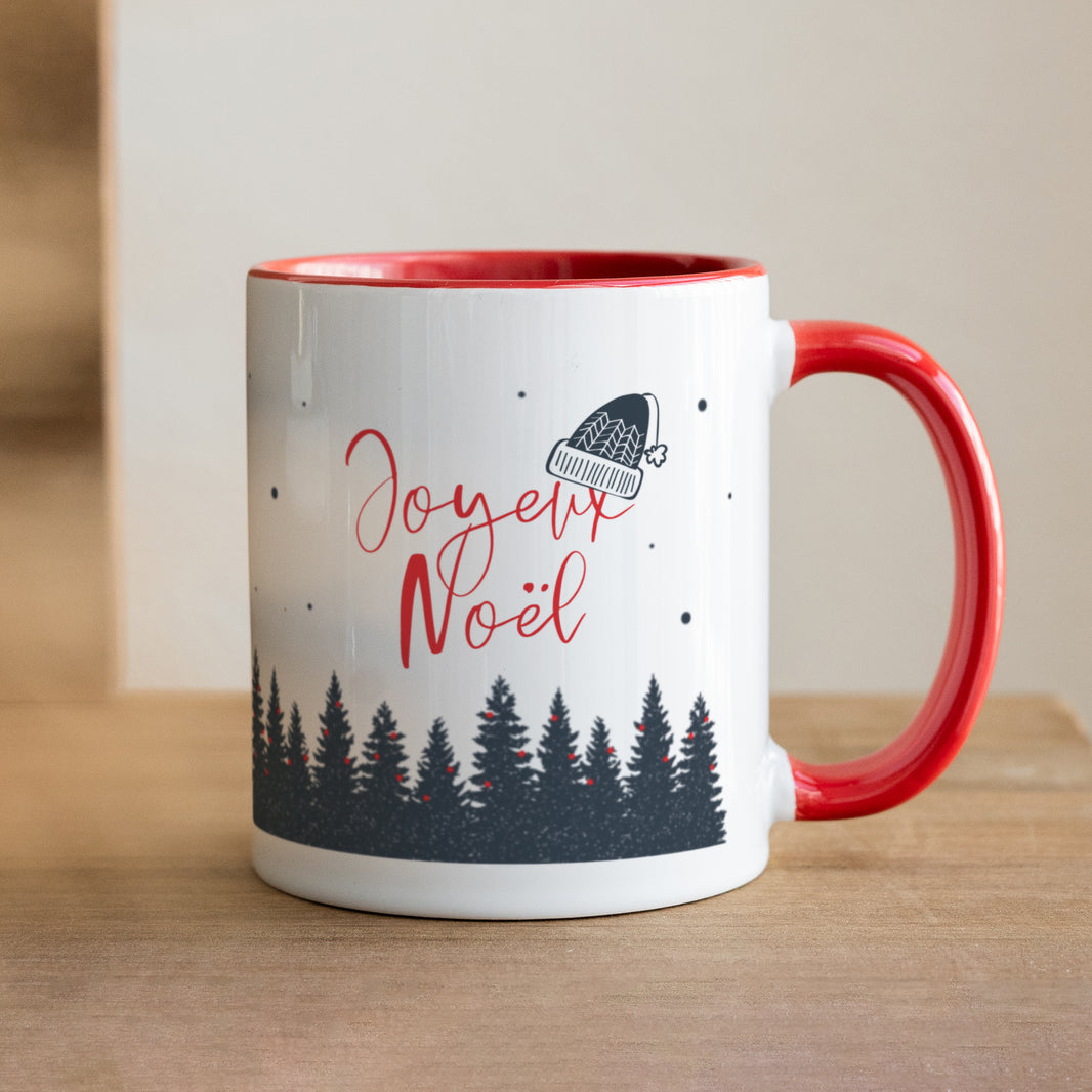 Mug Objets Rouge Forêt de Sapins photo