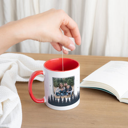 Mug Objets Rouge Forêt de Sapins photo N° 3