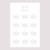 Plan de table Mariage Portrait 60 x 90 cm Kinfolk floral photo N° 2