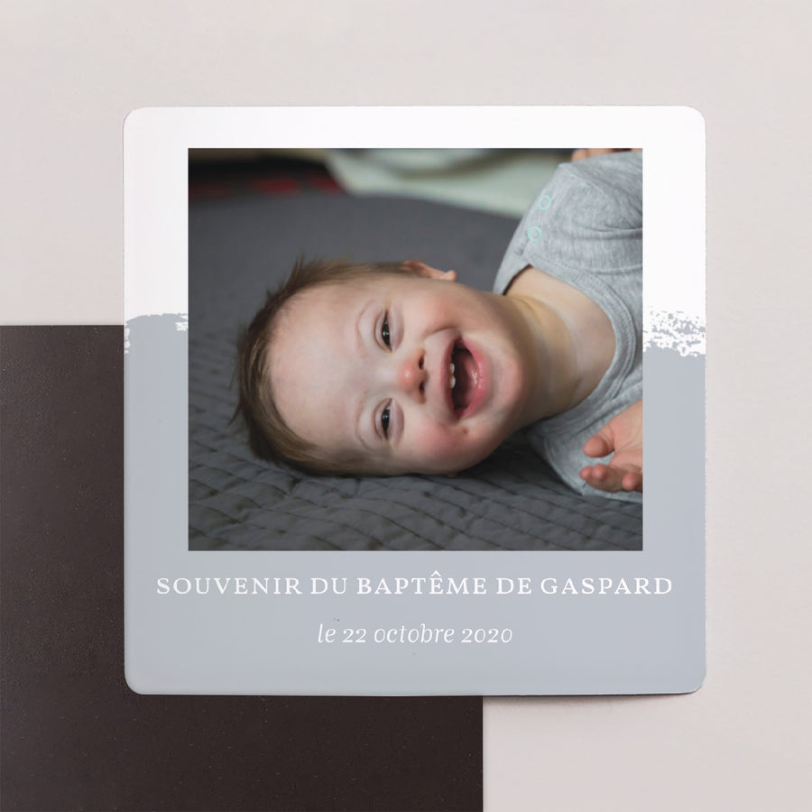 Remerciements Baptême Lot de 9, magnétique Effet pinceau photo