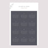 Plan de table Mariage Portrait 60 x 90 cm Inspiration Kinfolk photo N° 2