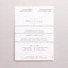 Faire-part Mariage 3 cartes, ruban Esprit bohème photo N° 4