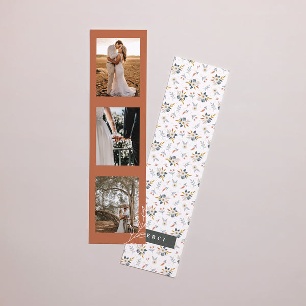 Remerciements Mariage Marque-page Liberty Love photo