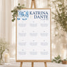Plan de table Mariage Portrait 60 x 90 cm Azulejos photo N° 1