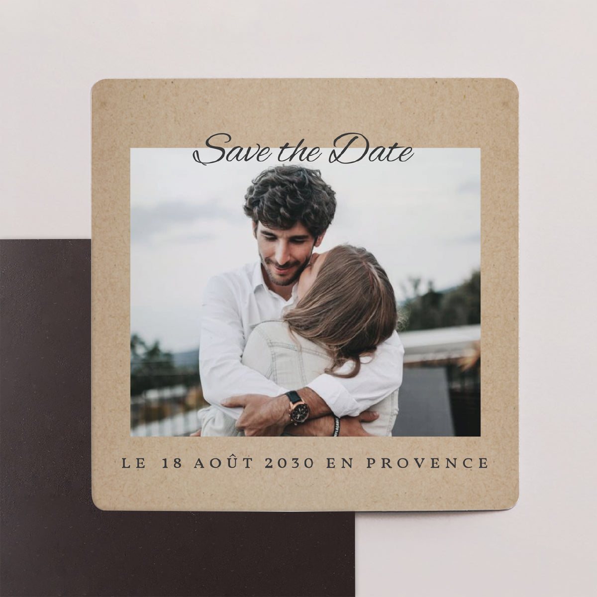 Save the date Mariage Lot de 9, magnétique Milleflori photo N° 1