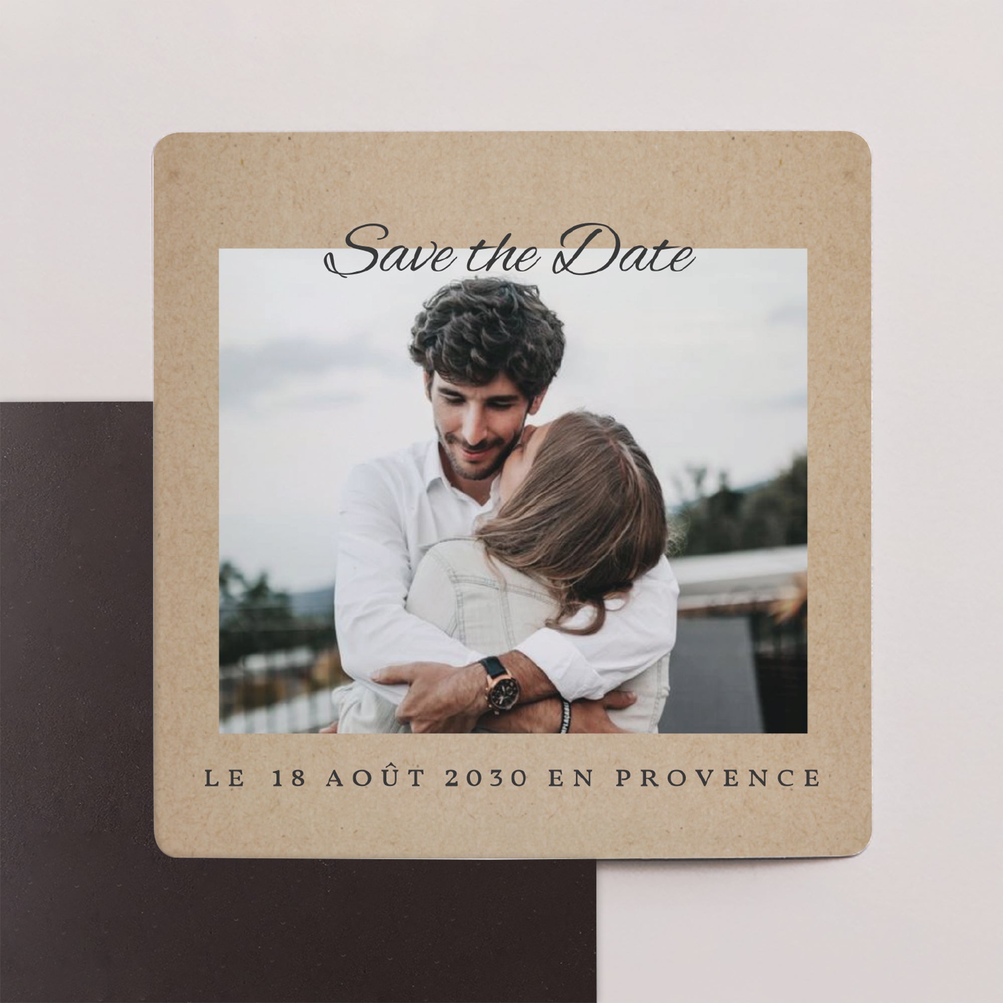 Save the date Mariage Lot de 9, magnétique Milleflori photo N° 1