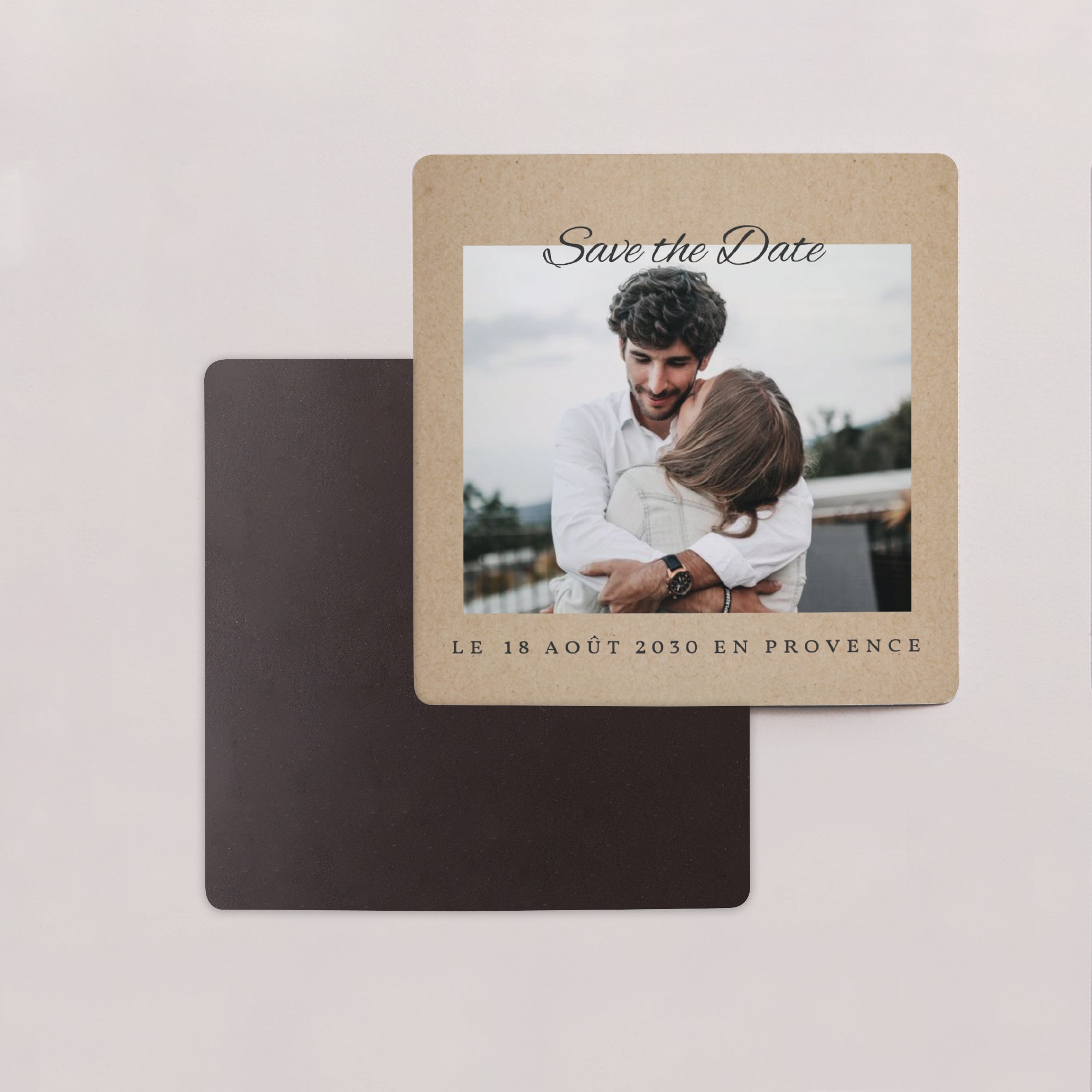 Save the date Mariage Lot de 9, magnétique Milleflori photo N° 2