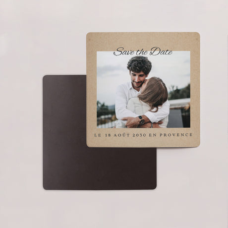 Save the date Mariage Lot de 9, magnétique Milleflori