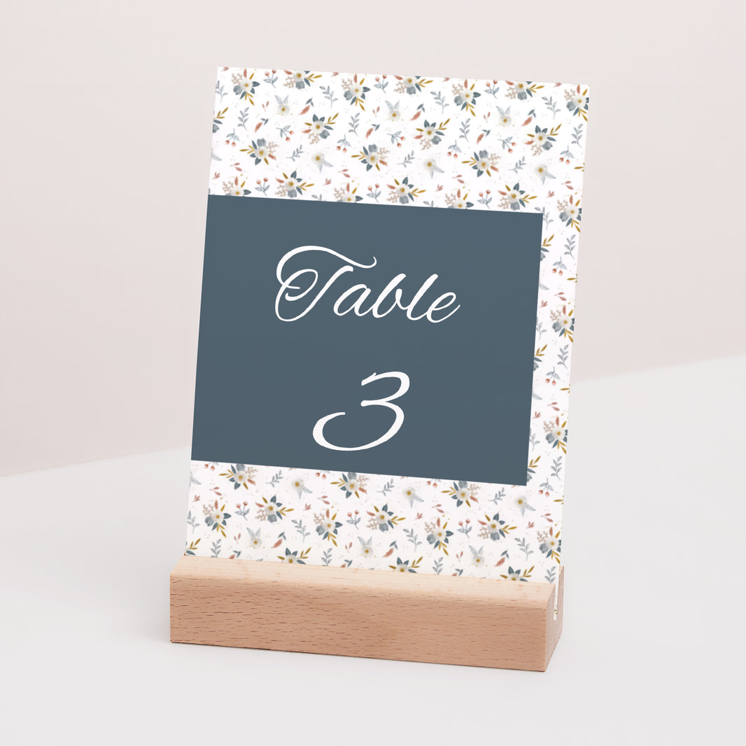 Marque table Mariage Rectangle Milleflori photo N° 3