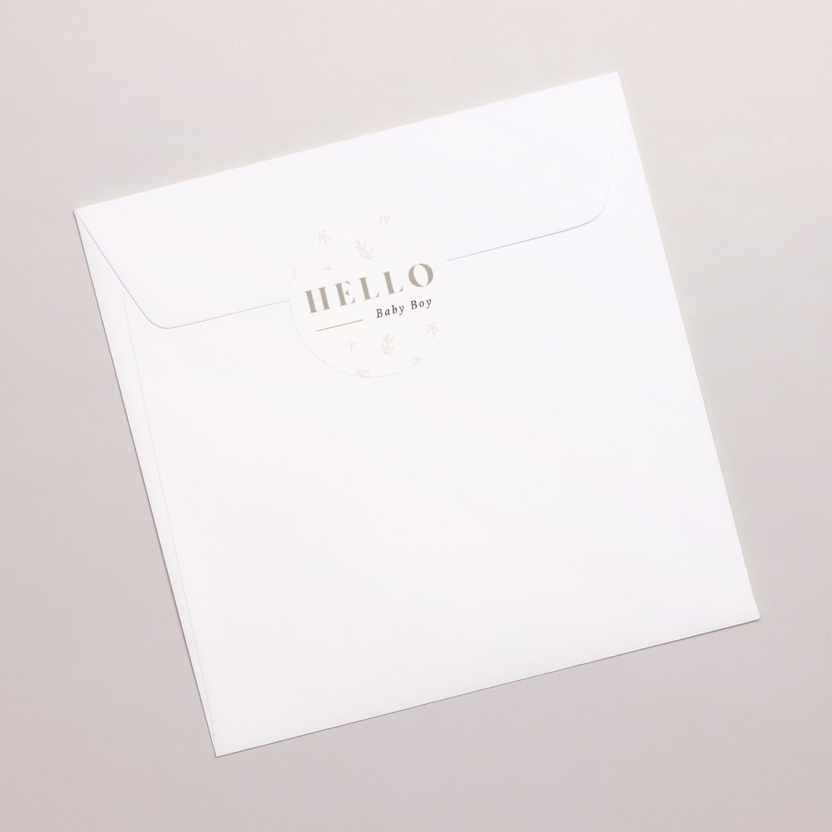 Sticker Naissance Rond Olivier brun photo N° 3