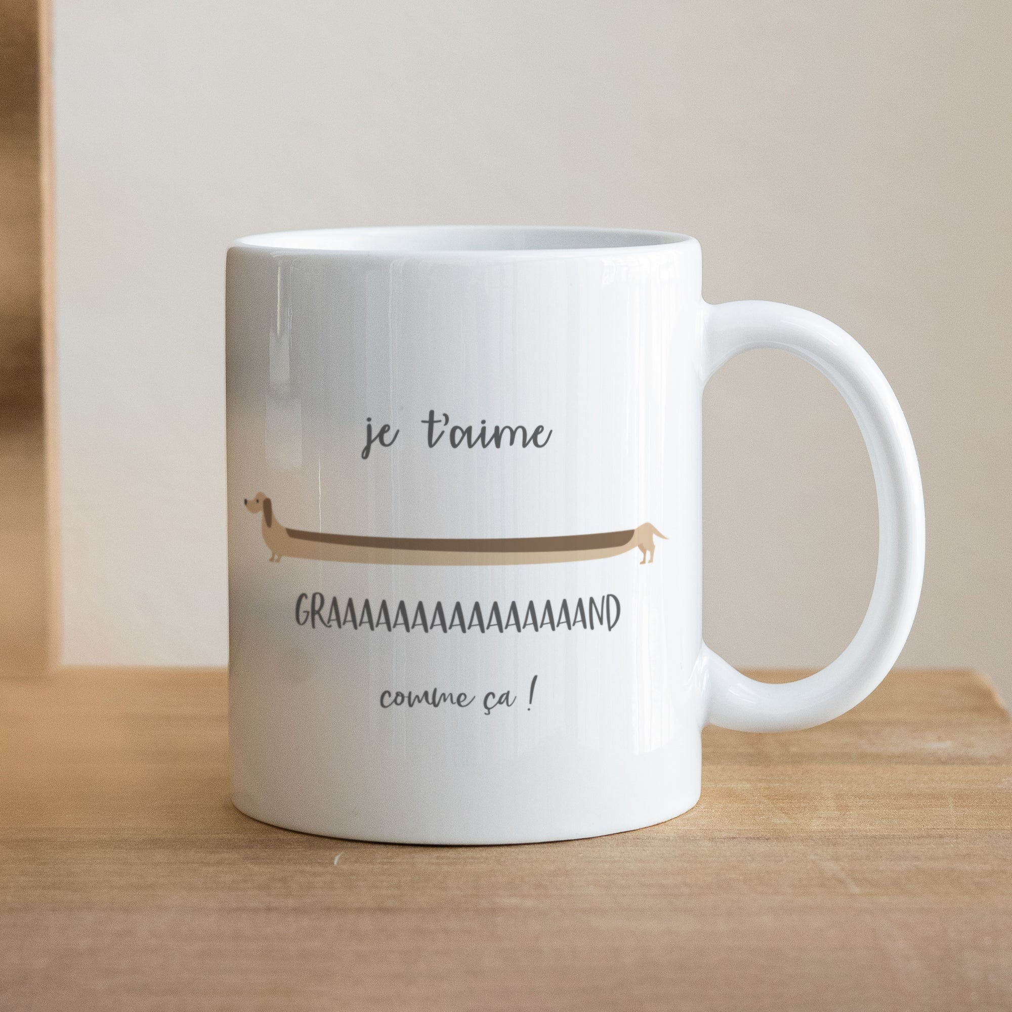 Mug Objets Blanc Graaand comme ça photo N° 1