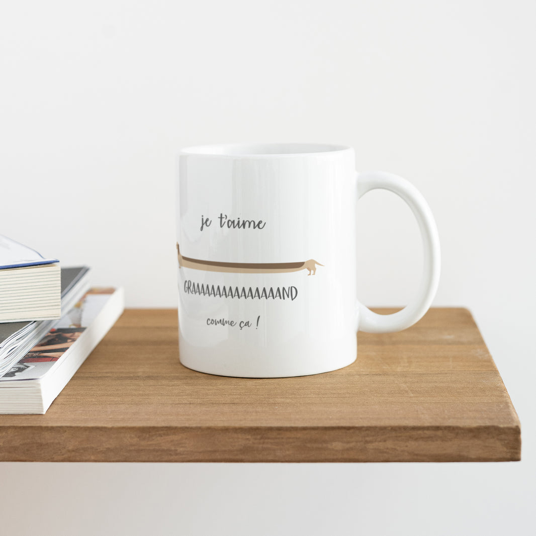 Mug Objets Blanc Graaand comme ça photo N° 4