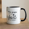 Mug Objets Noir Mon Papa photo N° 1