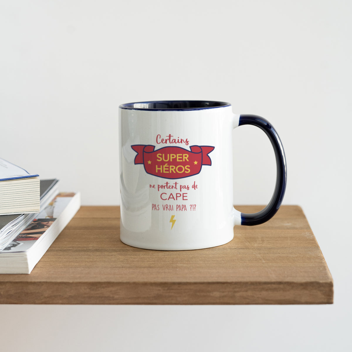 Mug Objets Bleu Supers Heros photo N° 4