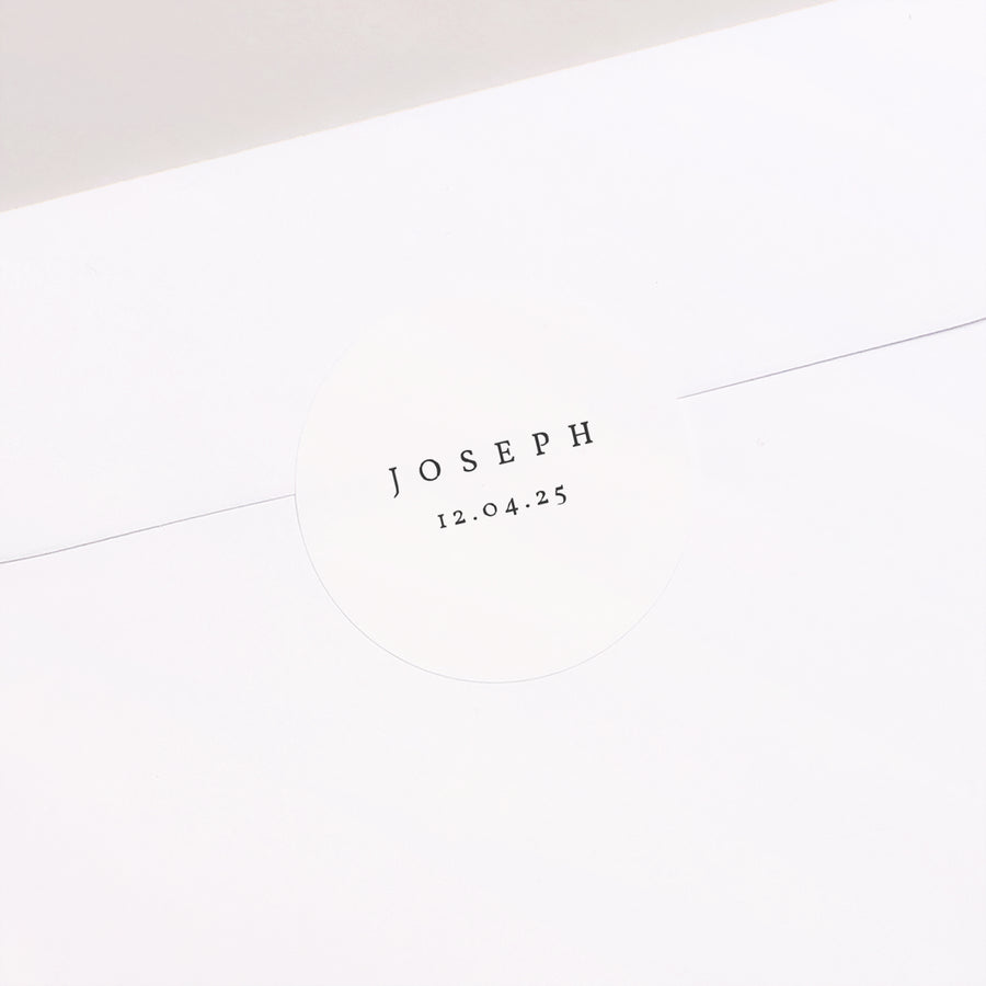 Sticker Naissance Rond Exclusif photo