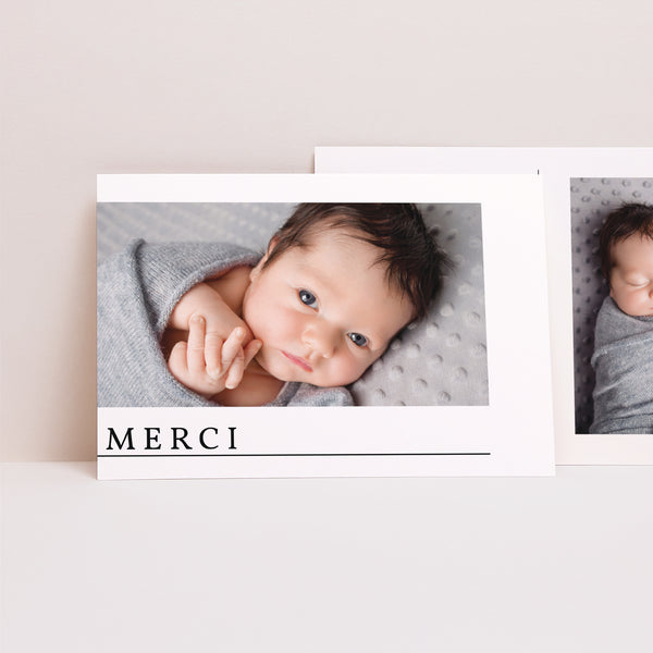 Remerciements Naissance Paysage Deux Photos photo