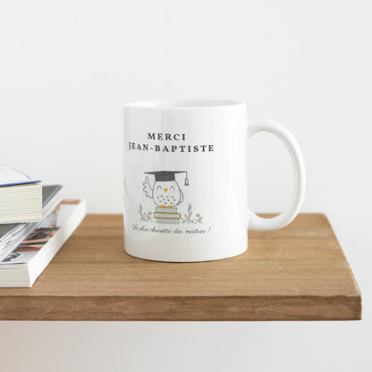 Mug Objets Blanc Instit Chouette photo N° 4