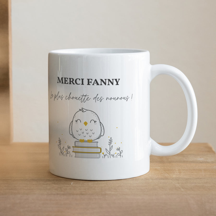 Mug Objets Blanc Nounou Chouette photo