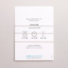 Faire-part Naissance 3 cartes, ruban Esprit Artsy photo N° 4