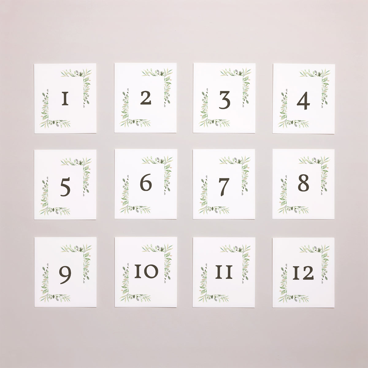 Tirage photo Mariage Lot de 12 Cadre Feuillage photo N° 1