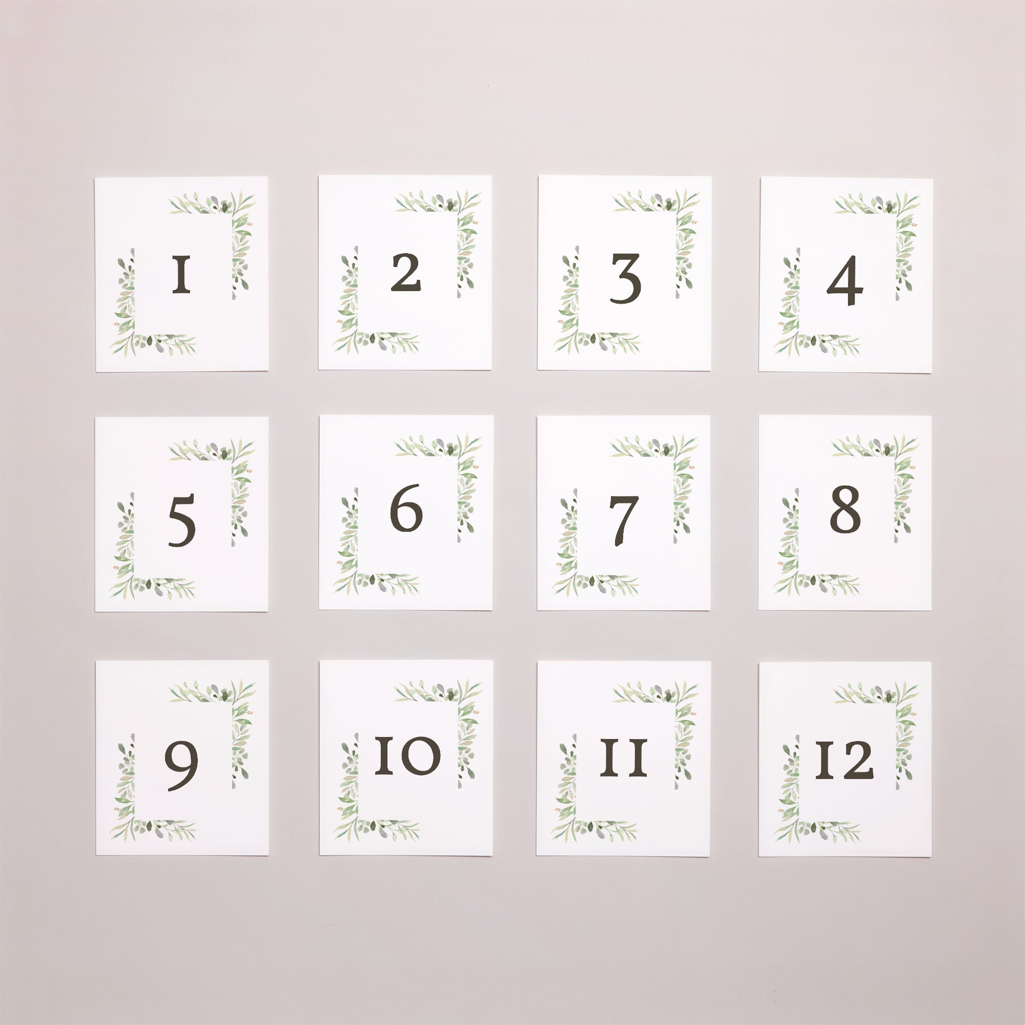 Tirage photo Mariage Lot de 12 Cadre Feuillage photo N° 1