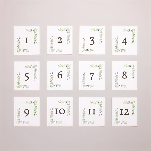 Tirage photo Mariage Lot de 12 Cadre Feuillage photo