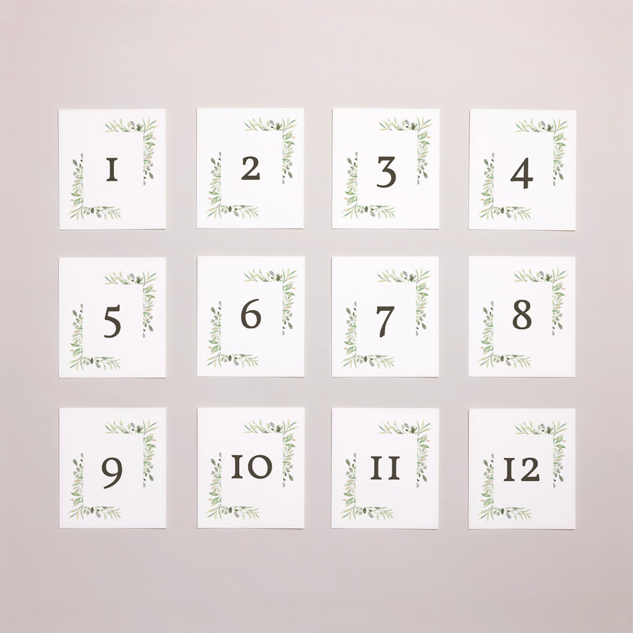 Tirage photo Mariage Lot de 12 Cadre Feuillage photo