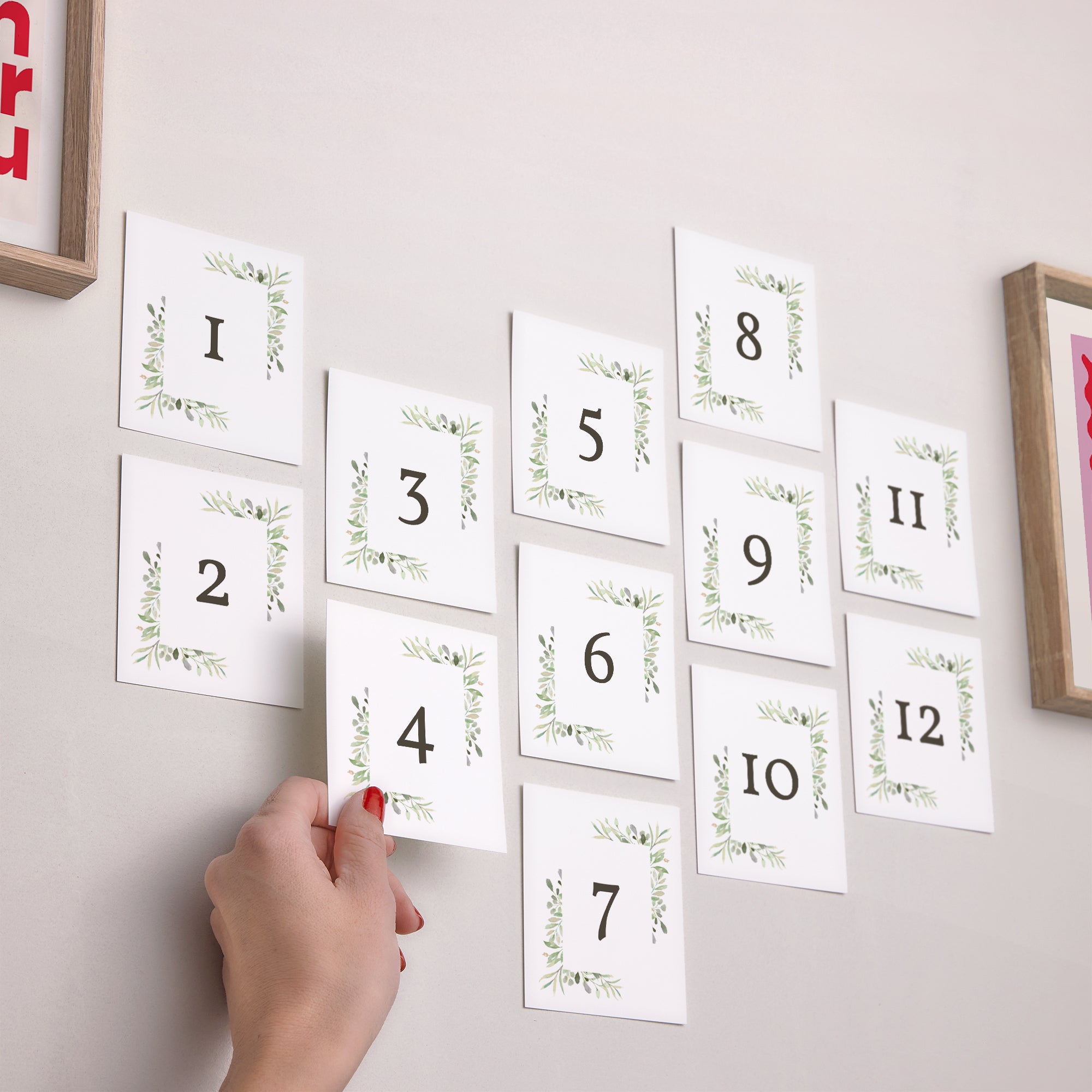 Tirage photo Mariage Lot de 12 Cadre Feuillage photo N° 2