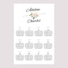 Plan de table Mariage Portrait Romantique Kraft photo N° 2