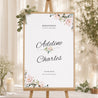 Panneau bienvenue Mariage Portrait 60 x 90 cm Romantique Kraft photo N° 1