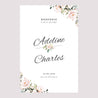 Panneau bienvenue Mariage Portrait 60 x 90 cm Romantique Kraft photo N° 2