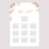 Plan de table Mariage Portrait Carré Bohème photo N° 2